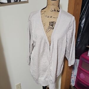 Maurices Cream Cardigan Sweater. Plus Size 3.